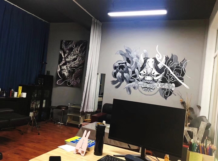 纹身店转让 纹身店转让    刺青店转让:老店四年多,9月刚重新装修好