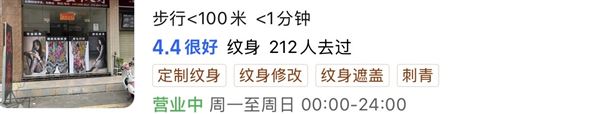佛山顺德纹身店转让