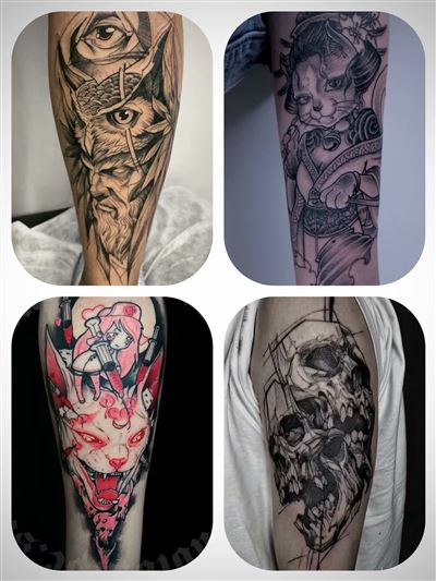 八年纹身经验+穿孔师