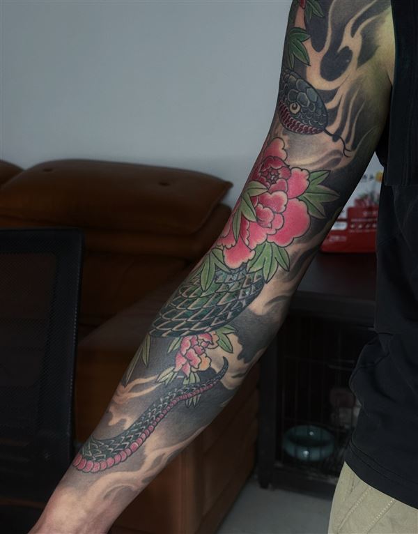 80后东北自营店铺纹身师，寻求长期工作