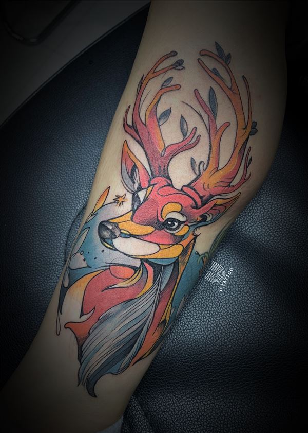 80后东北自营店铺纹身师,寻求长期工作