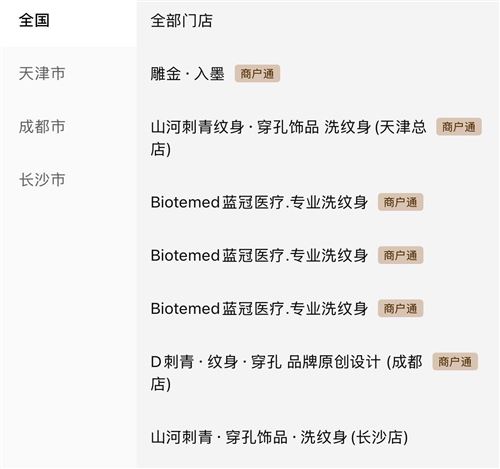 长沙 成都 天津 招聘纹身穿孔师